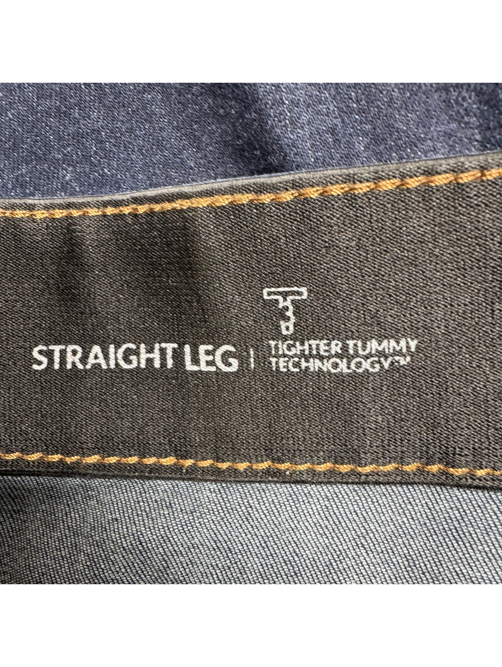 Lane Bryant Womens Tighter Tummy Straight Leg Cotton Denim Jeans Size 26 Blue - Picture 10 of 11
